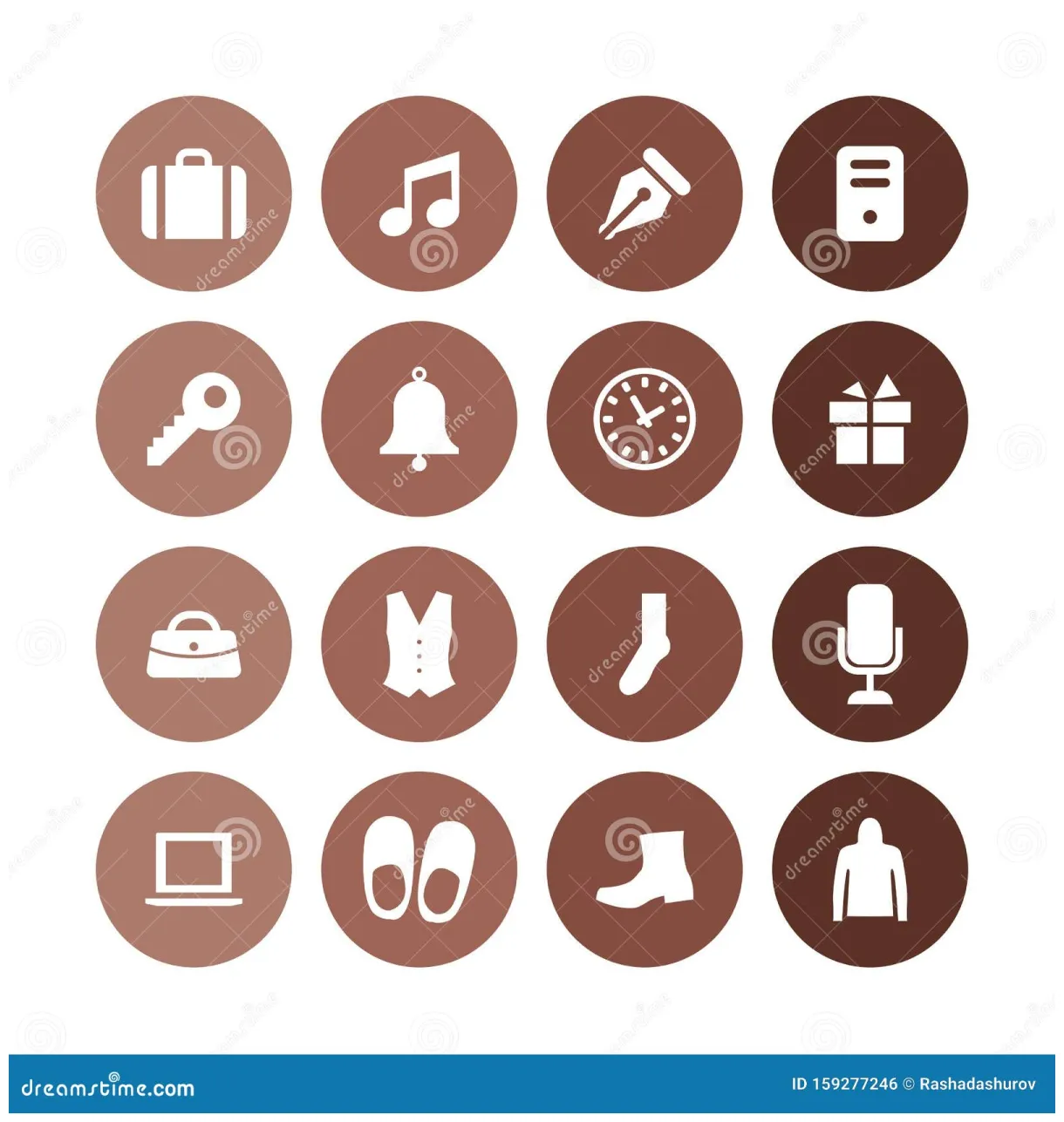 Universal set for web stock vector illustration of