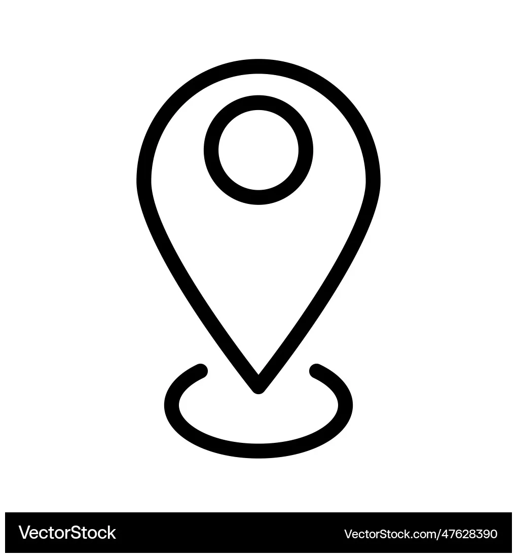 Address icon vector vectorstock