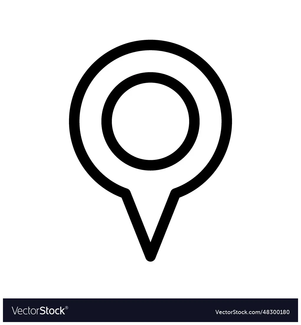Address icon vector vectorstock