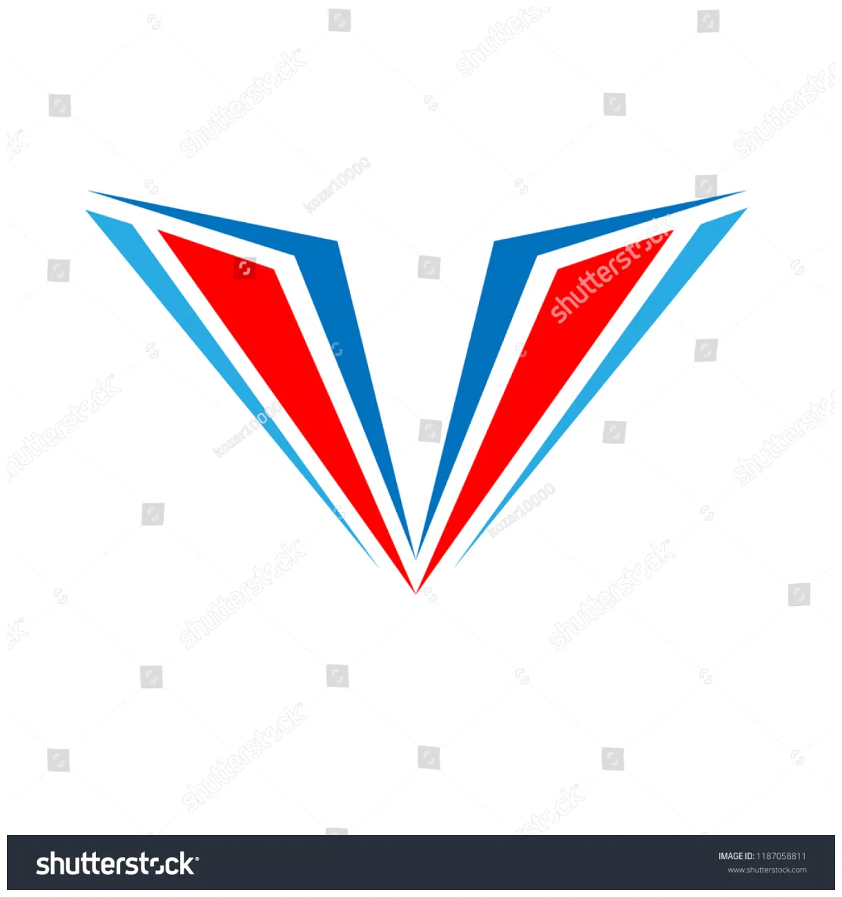 Airline logo vector stock vector 1187058811 shutterstock