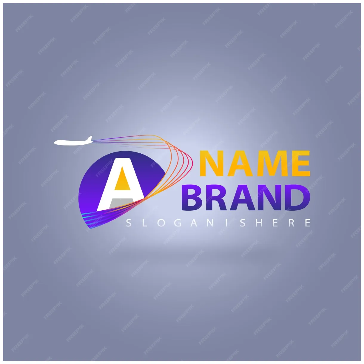 Premium vector airline logo printable coloring page