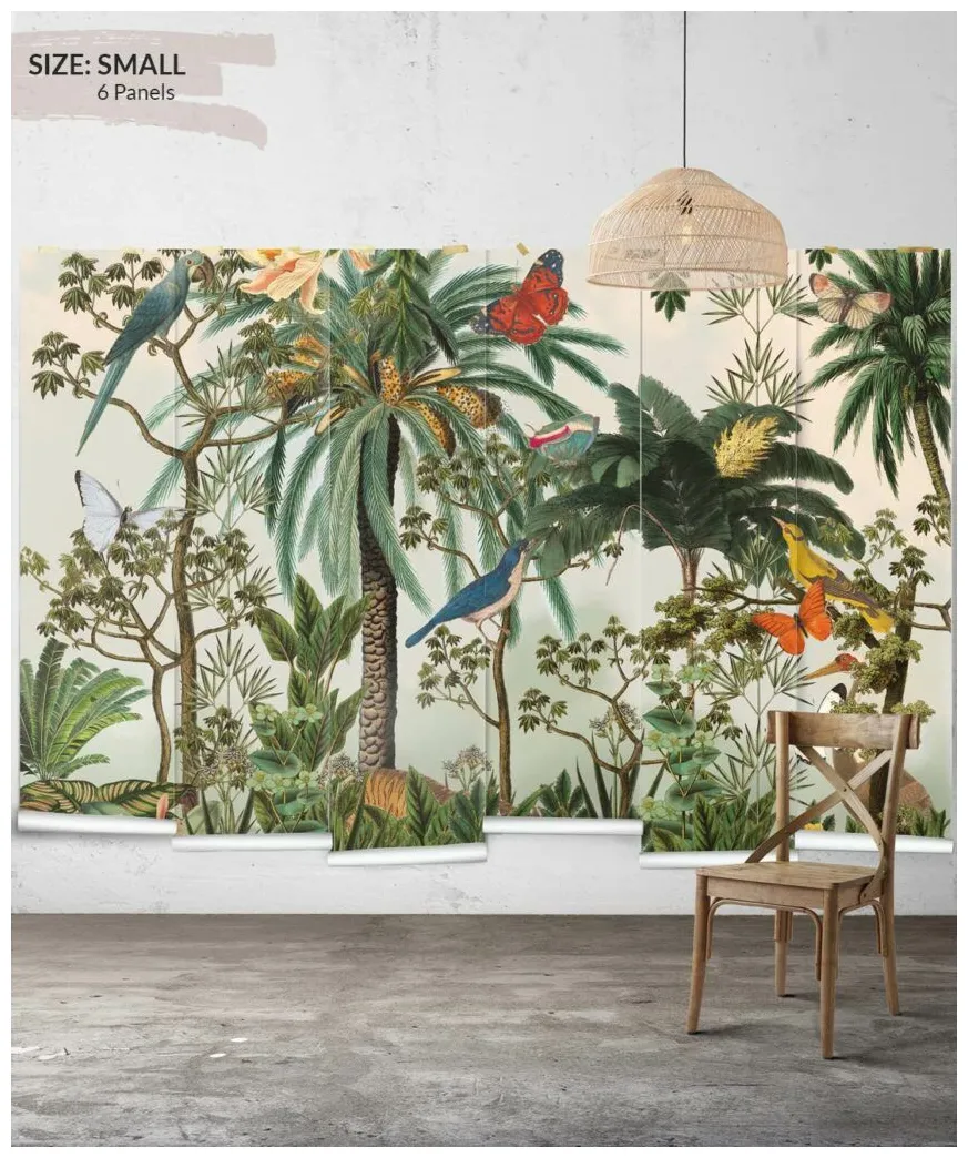 Jungle heritage mural • tropical jungle • milton & king