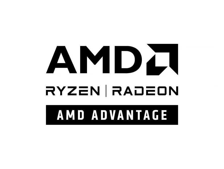 Download amd ryzen radeon logo vector free logowik