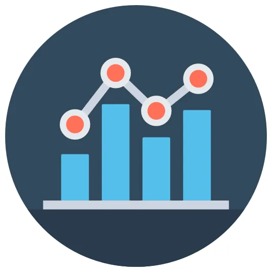 Free icon analytics printable coloring page