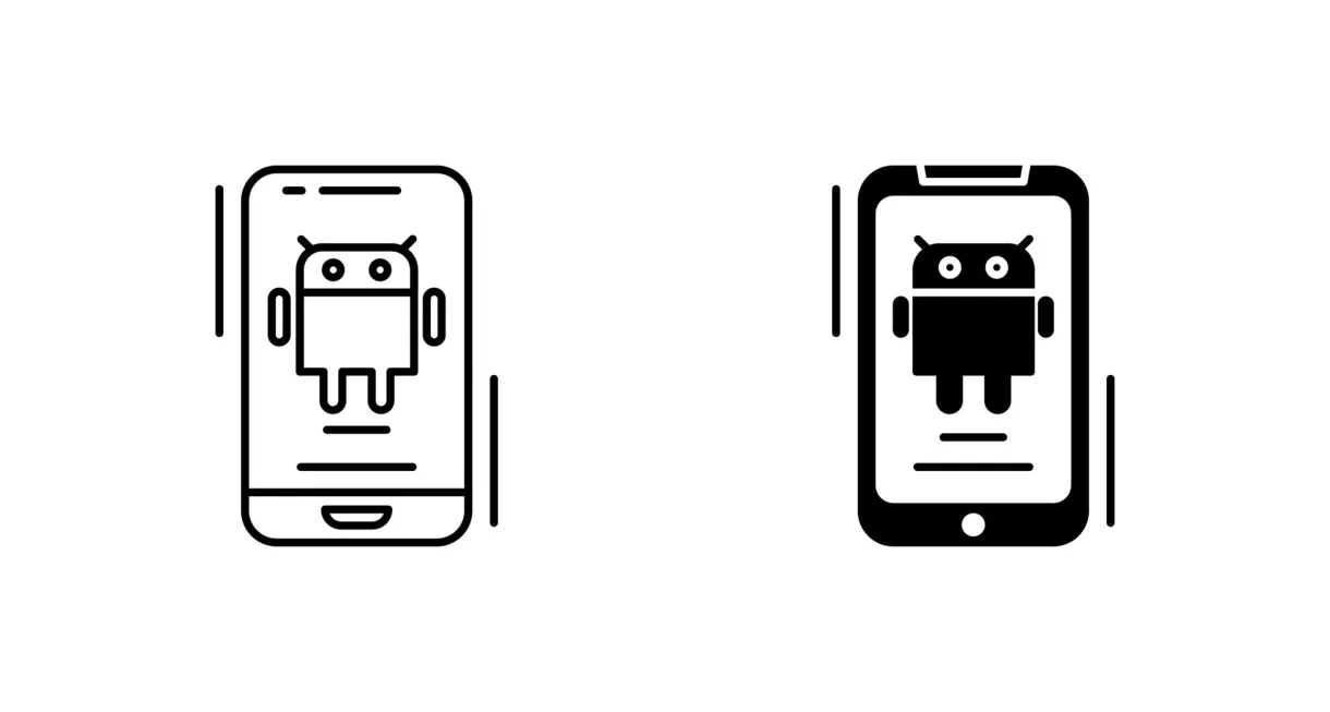 Android vector icon 24413443 vector art at vecteezy