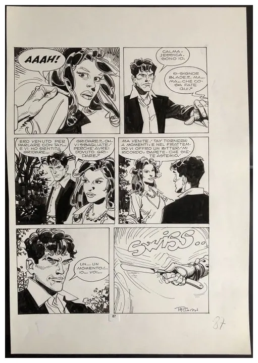 Ferdinando tacconi original art for sale comicarttracker