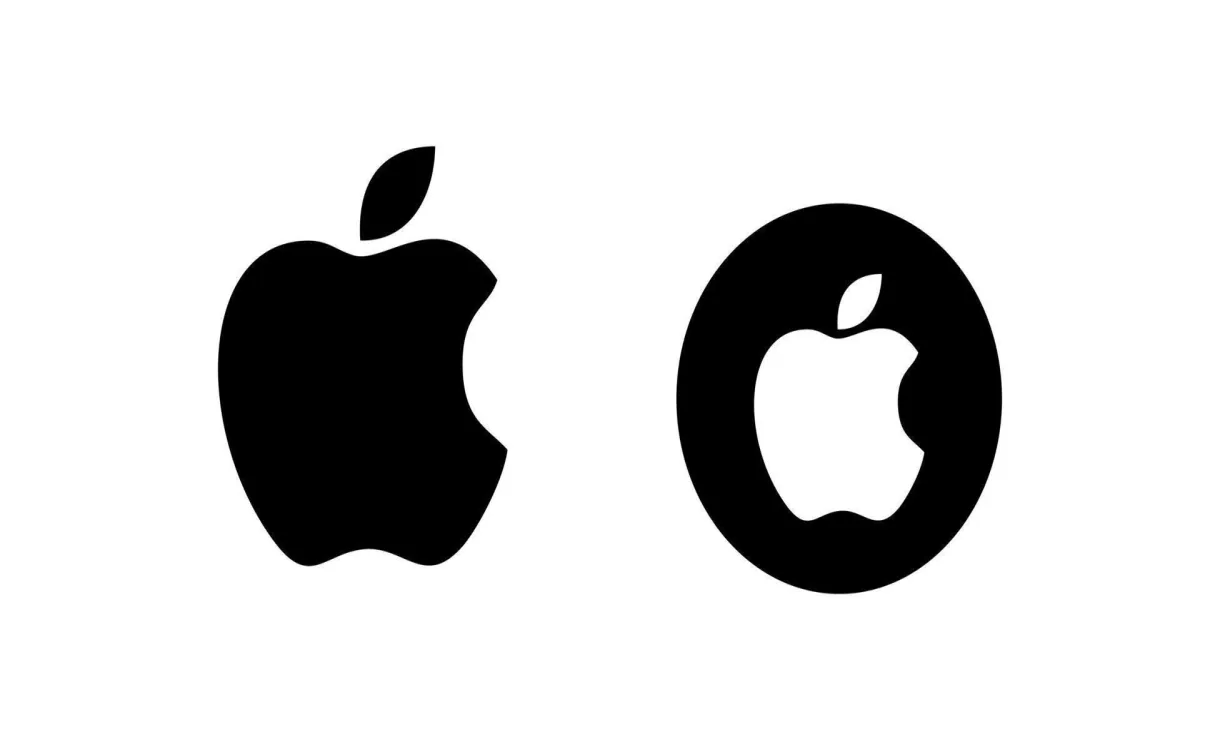 Apple logo black isolated on white 10598336 vector art at