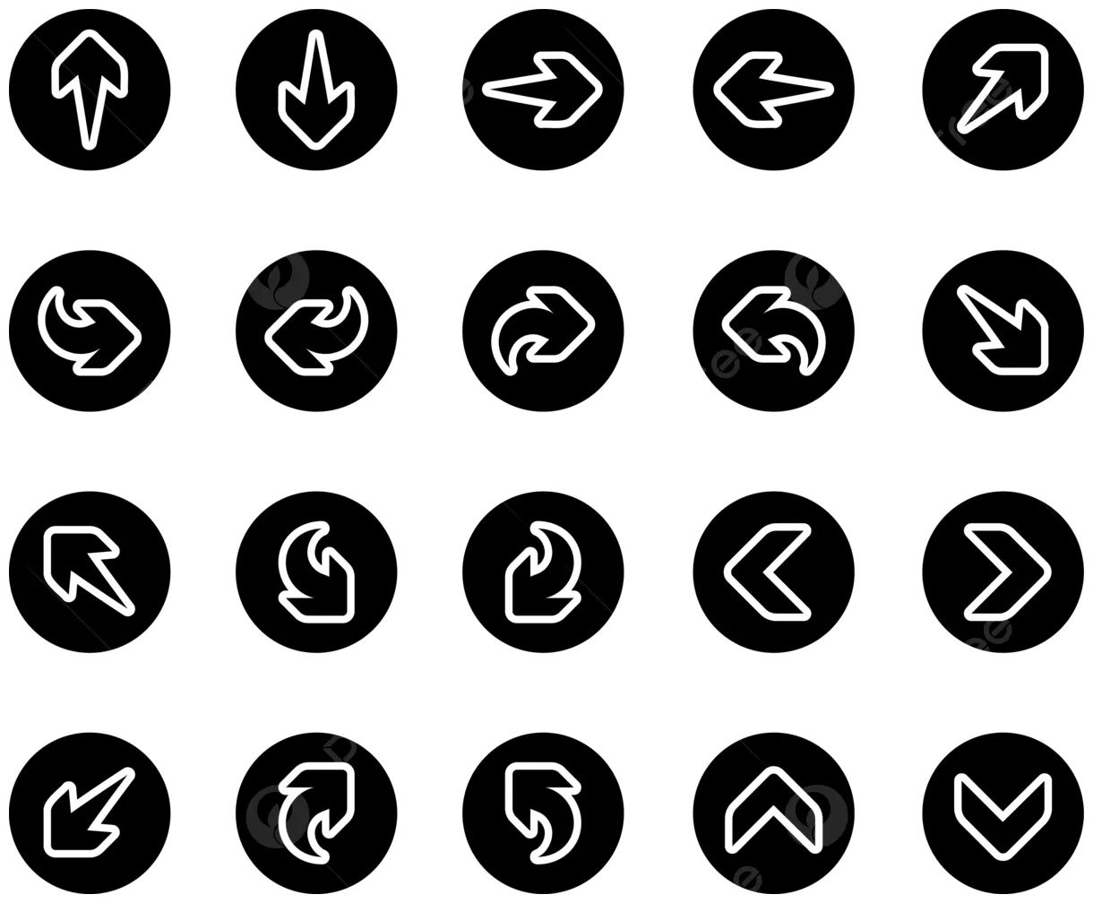 Arrows icons, arrows icon, arrow png and vector