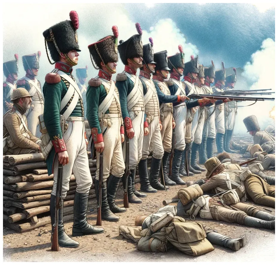 Napoleonic-era infantry by taylor-eos on deviantart
