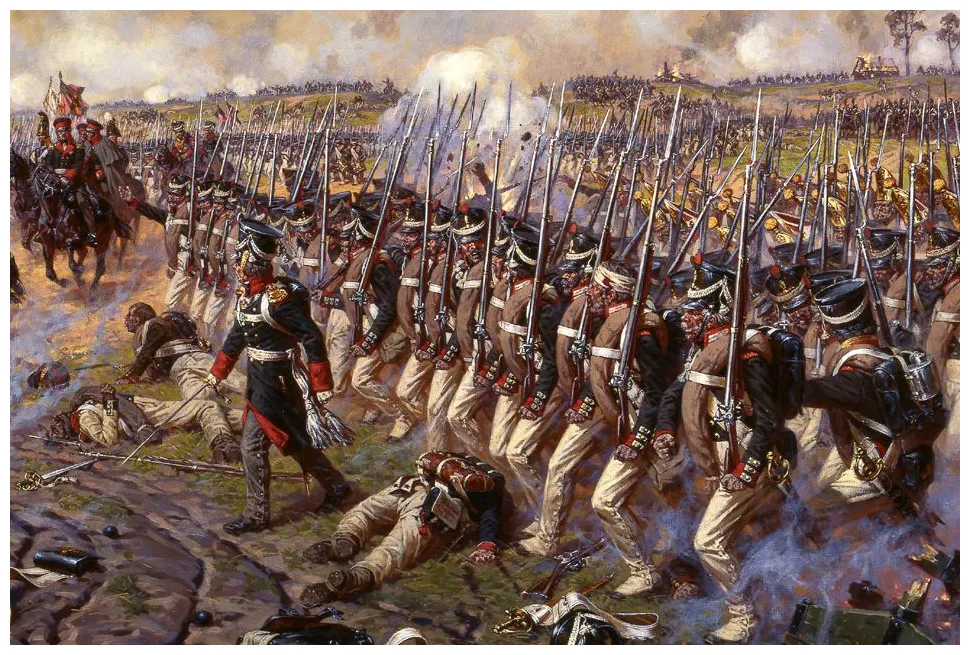 Prince pi bagration à la bataille de borodino. dernière contre