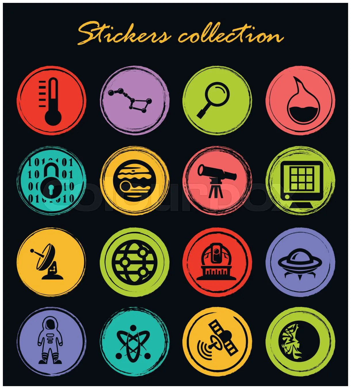 Faculty of set stock vector colourbox