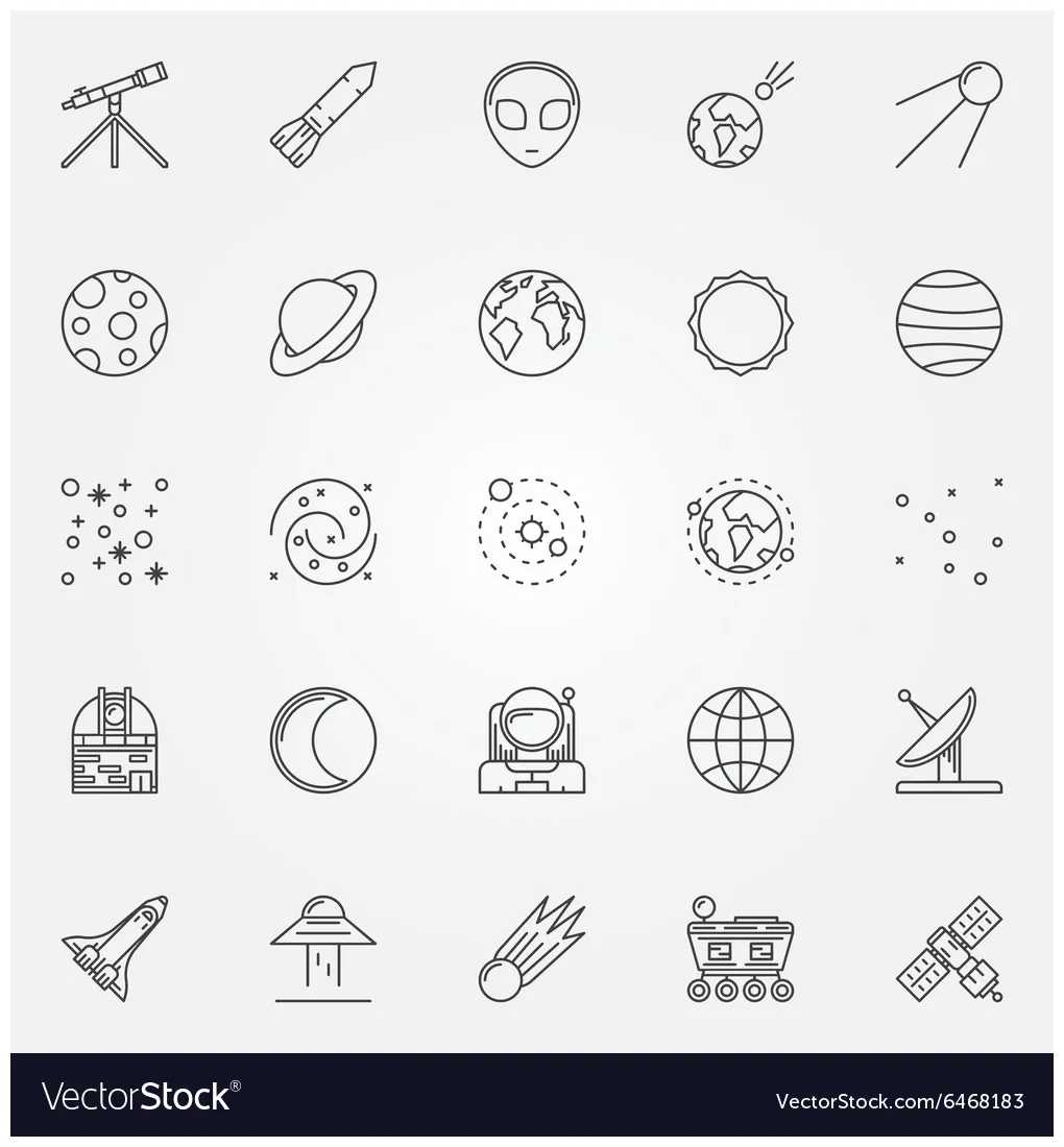 Set vector vectorstock