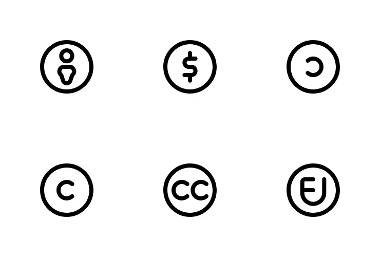 No attribution icon packs, logos, symbols in svg, png