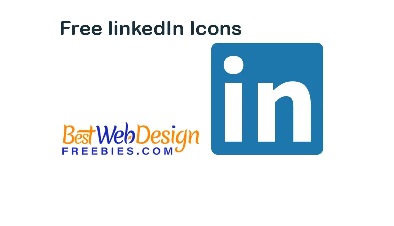 Free linkedin icons with no attribution required best web design freebies