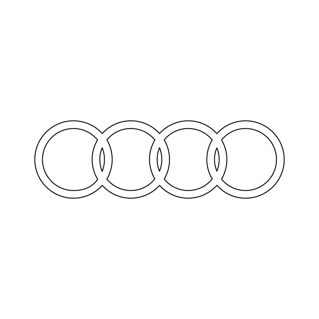 Audi vector logo audi logo svg silhouette cameo cricut cut file vector