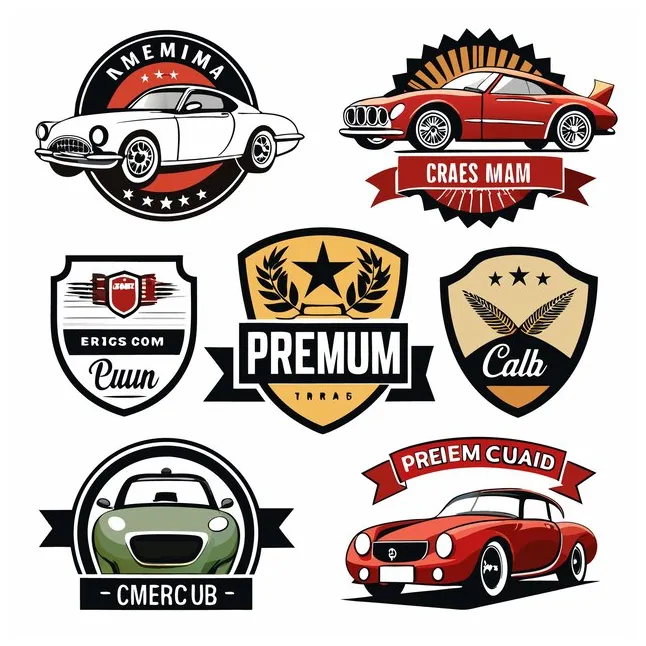 Automotive emblems s on freepik