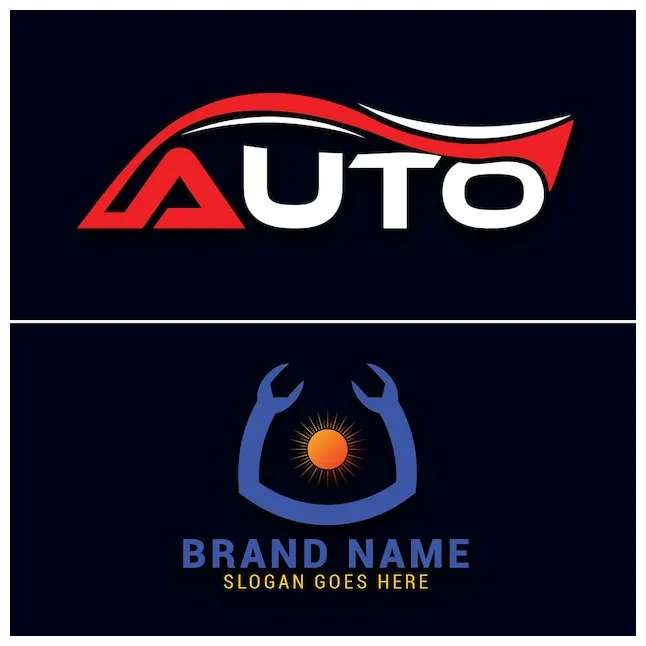 Automotive logo design vectors & illustrations for