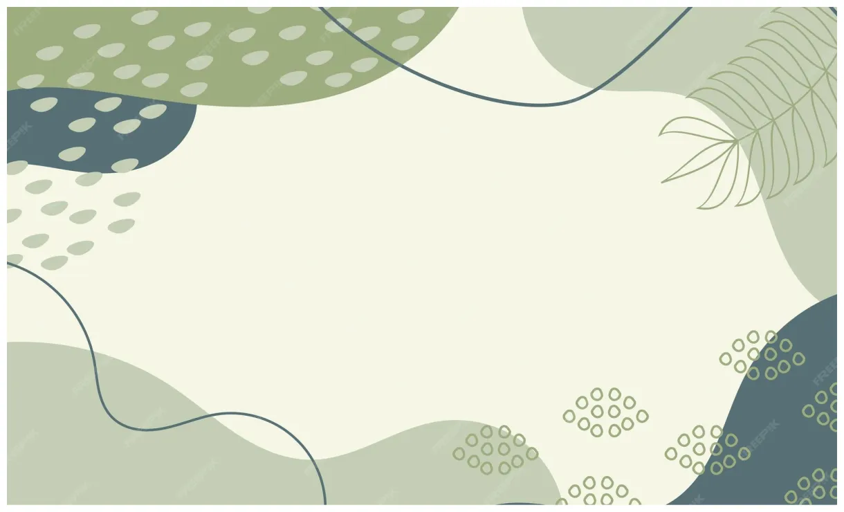 Premium vector aesthetic white and green with space for