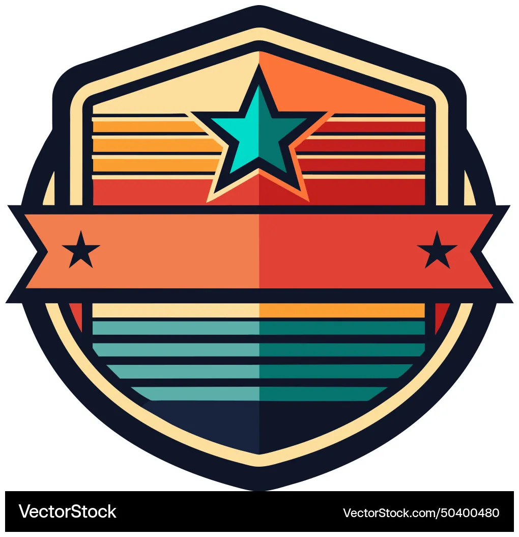 Badge logo vector vectorstock printable coloring page