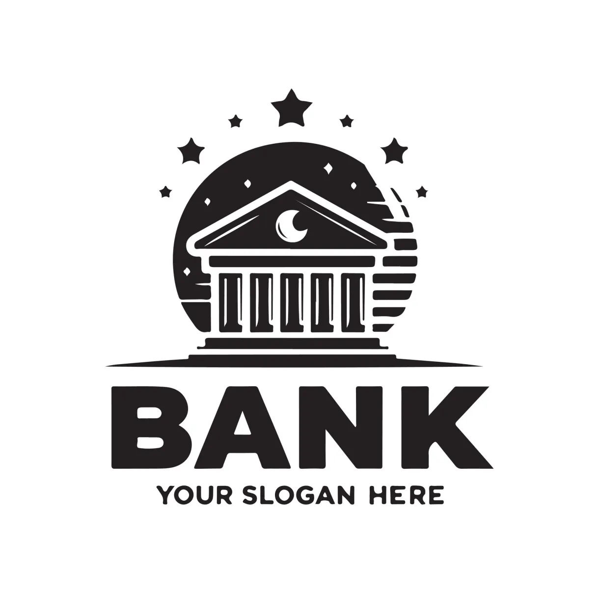 Bank logo icon illustration 46302660 vector art at vecteezy