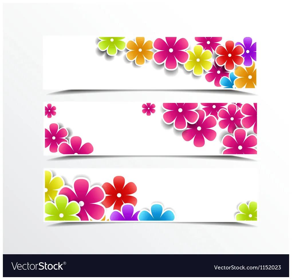 Banner vector vectorstock