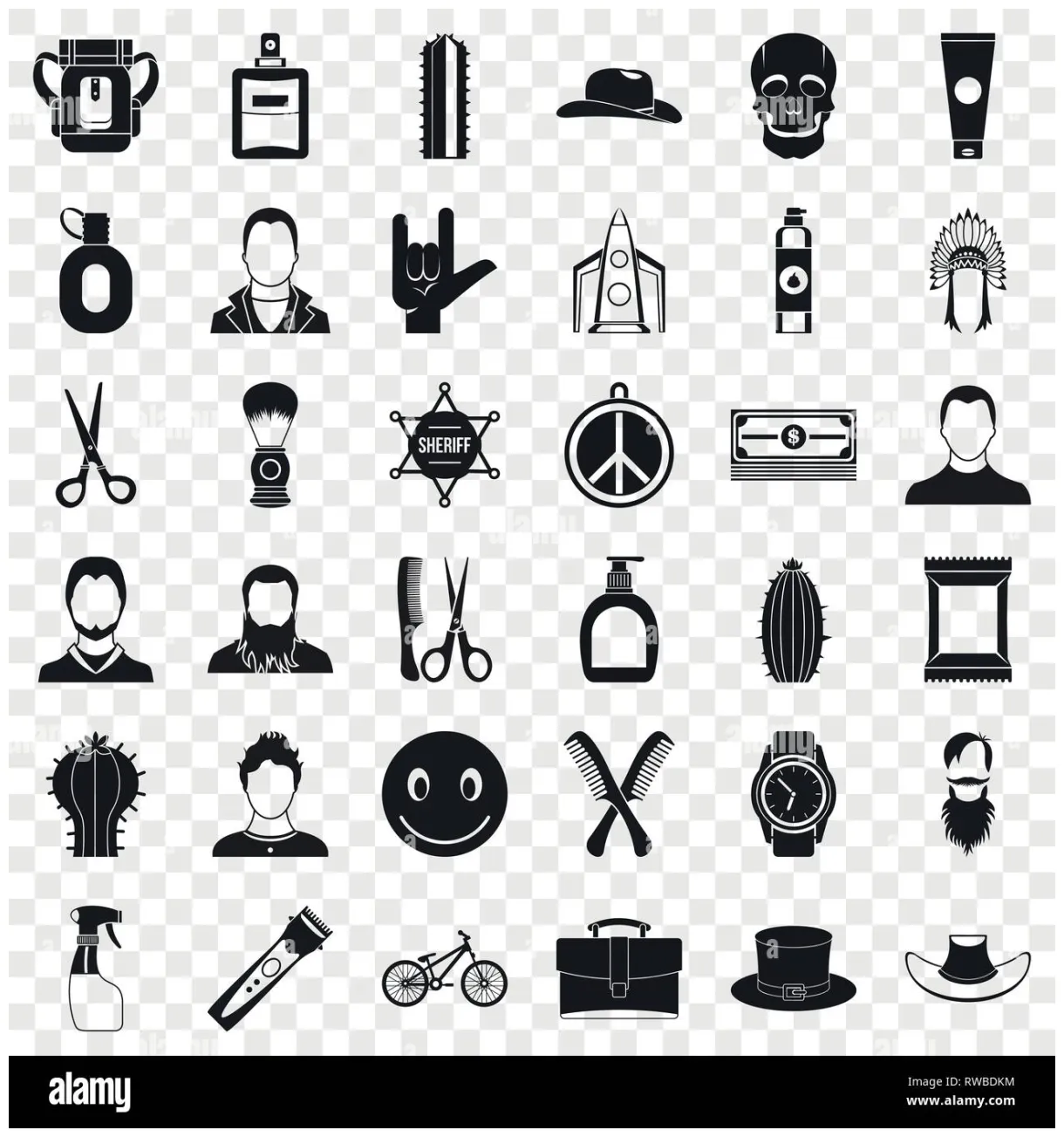 Barbericons hi-res graphy and s alamy