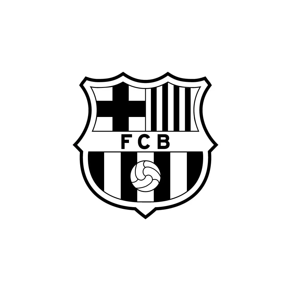 Barcelona fc negativo logo png, svg, ai vector