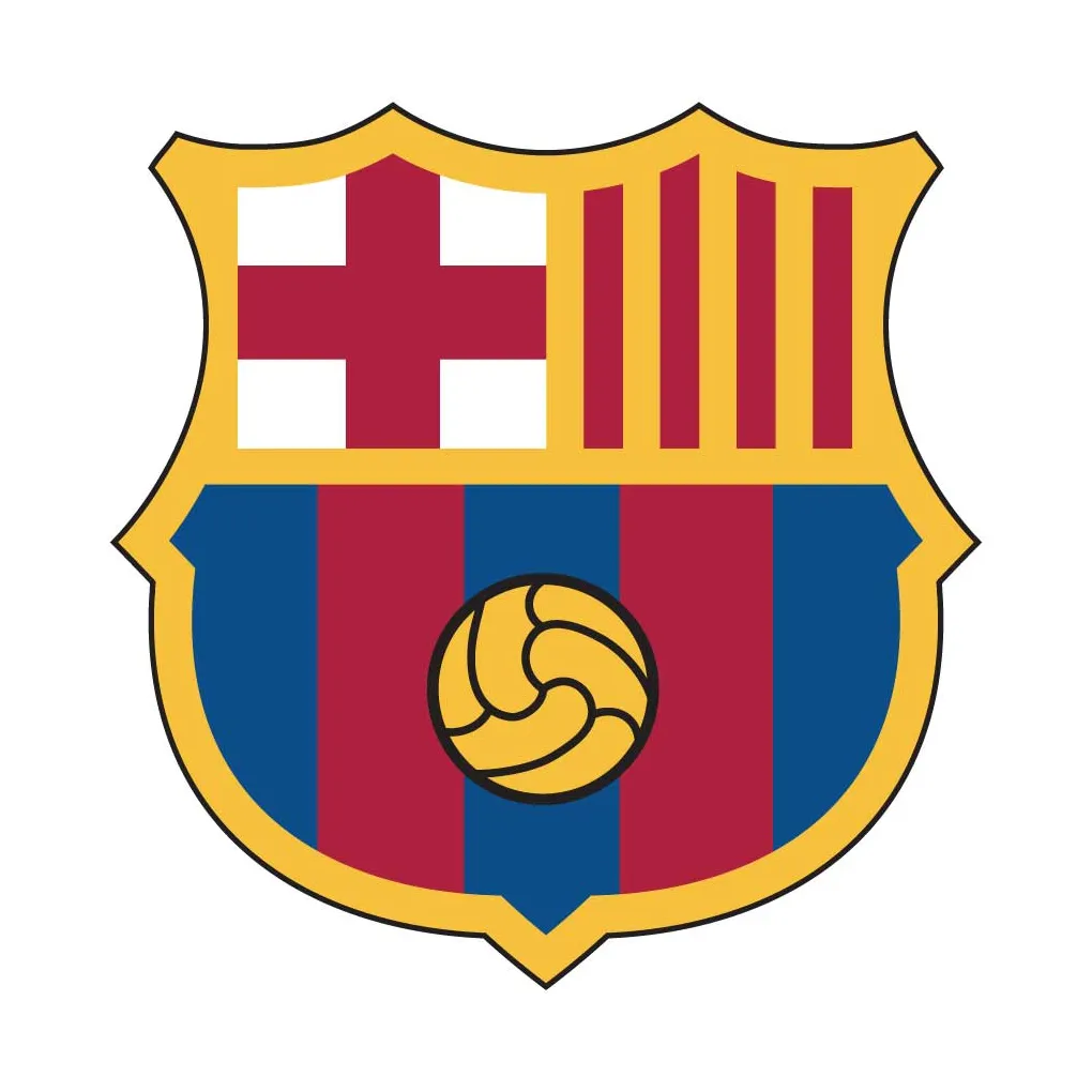 Futbol club barcelona logo in png svg vector format
