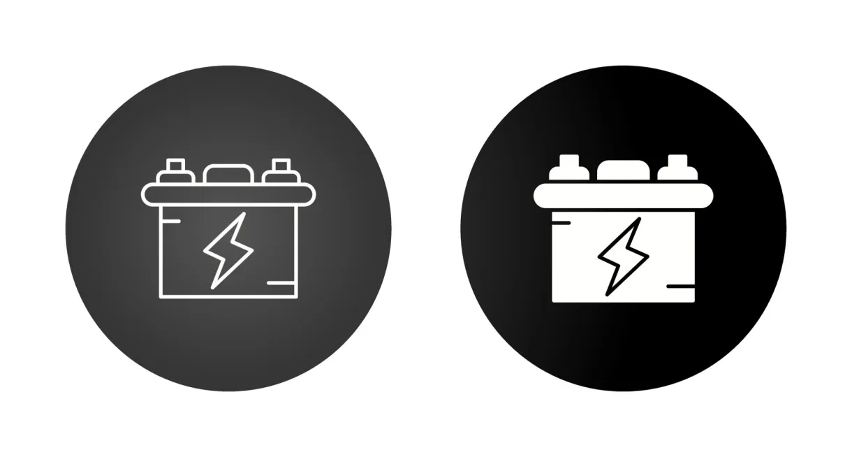 Battery vector icon 23645898 vector art at vecteezy