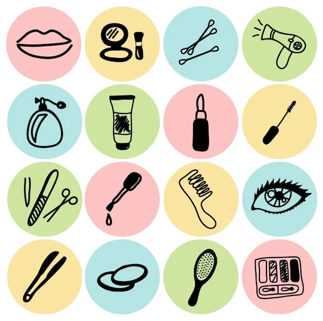 Premium vector vector cosmetics and