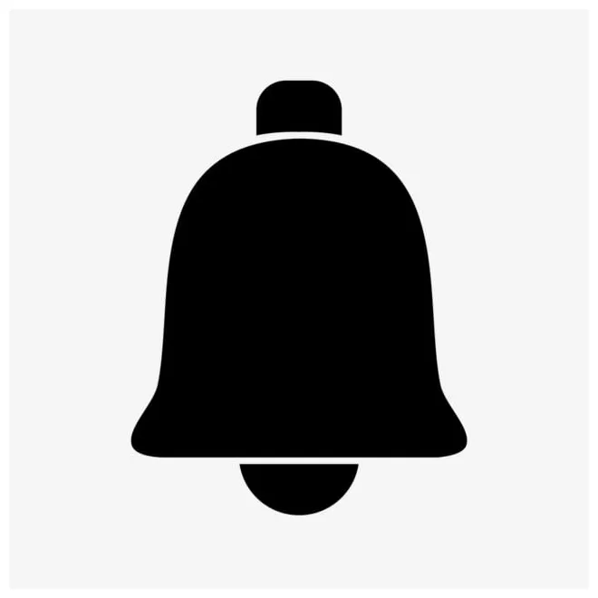 Bell icon vector