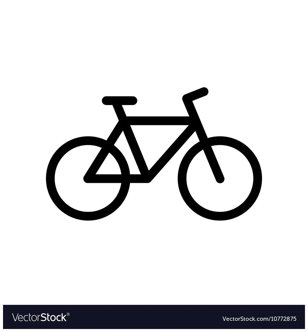 Bike icon vector vectorstock