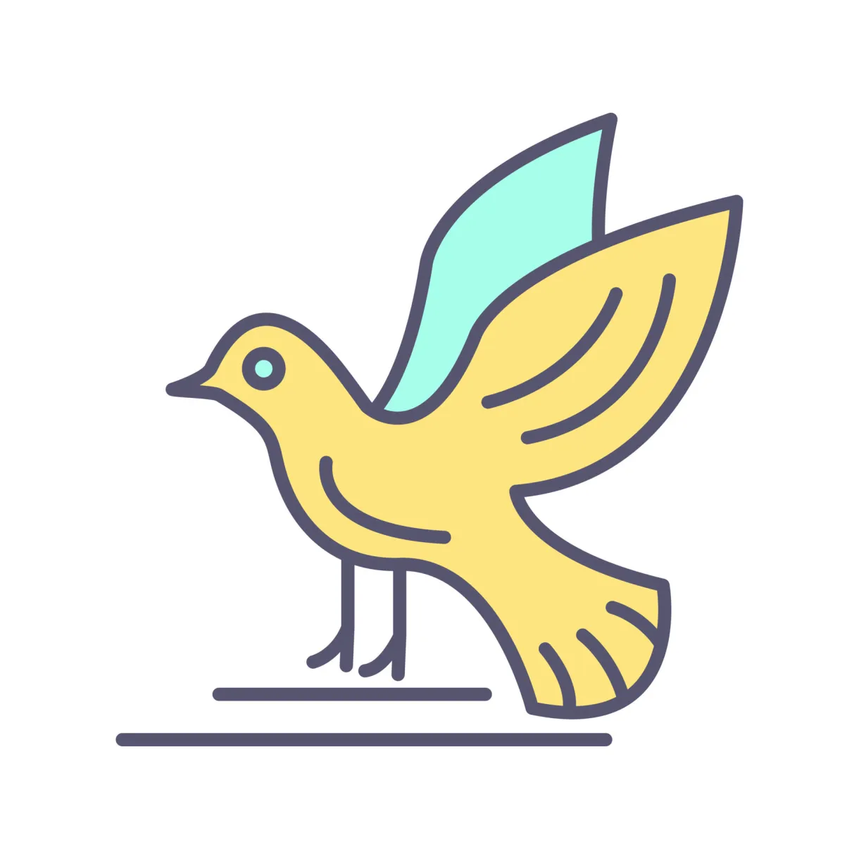 Bird vector icon 18877838 vector art at vecteezy