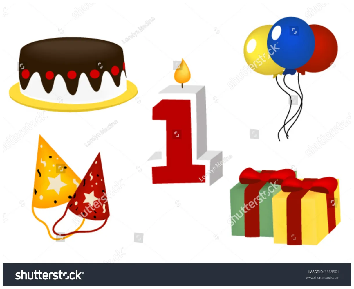 Birt ay icons vector stock vector 3868501 shutterstock printable coloring page