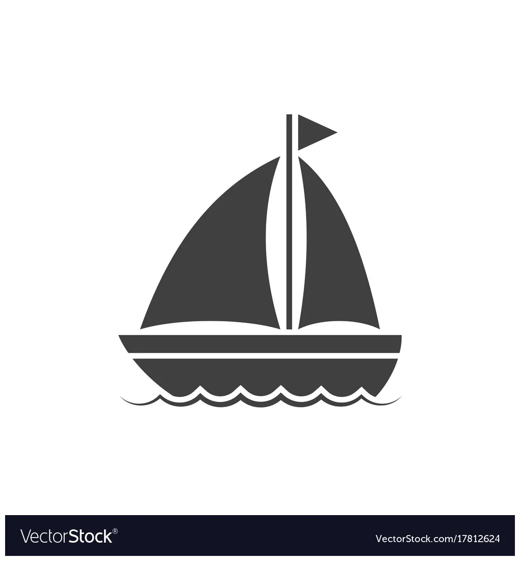Boat icon vector vectorstock