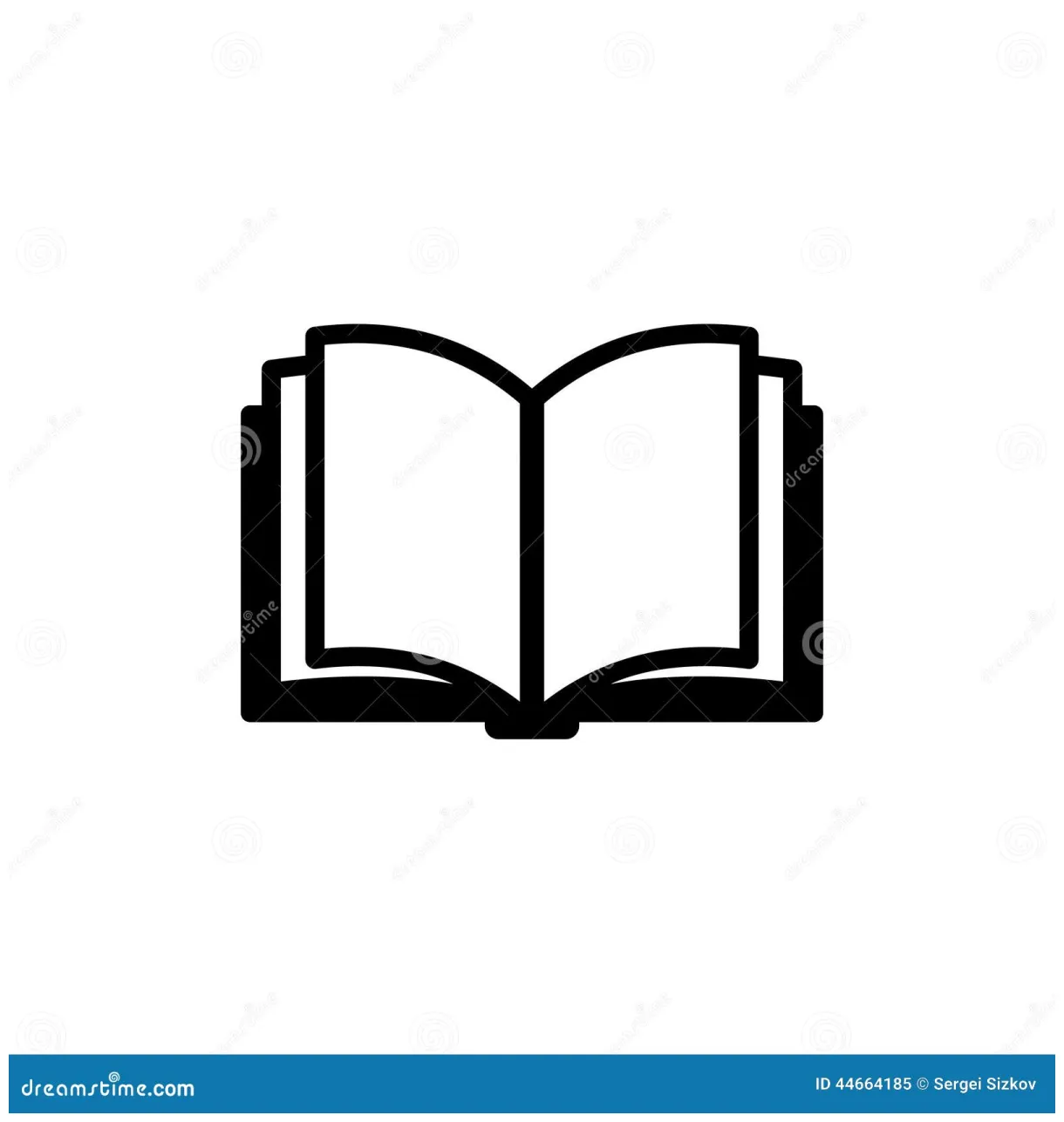 Book icon. vector logo cartoondealer #44664185