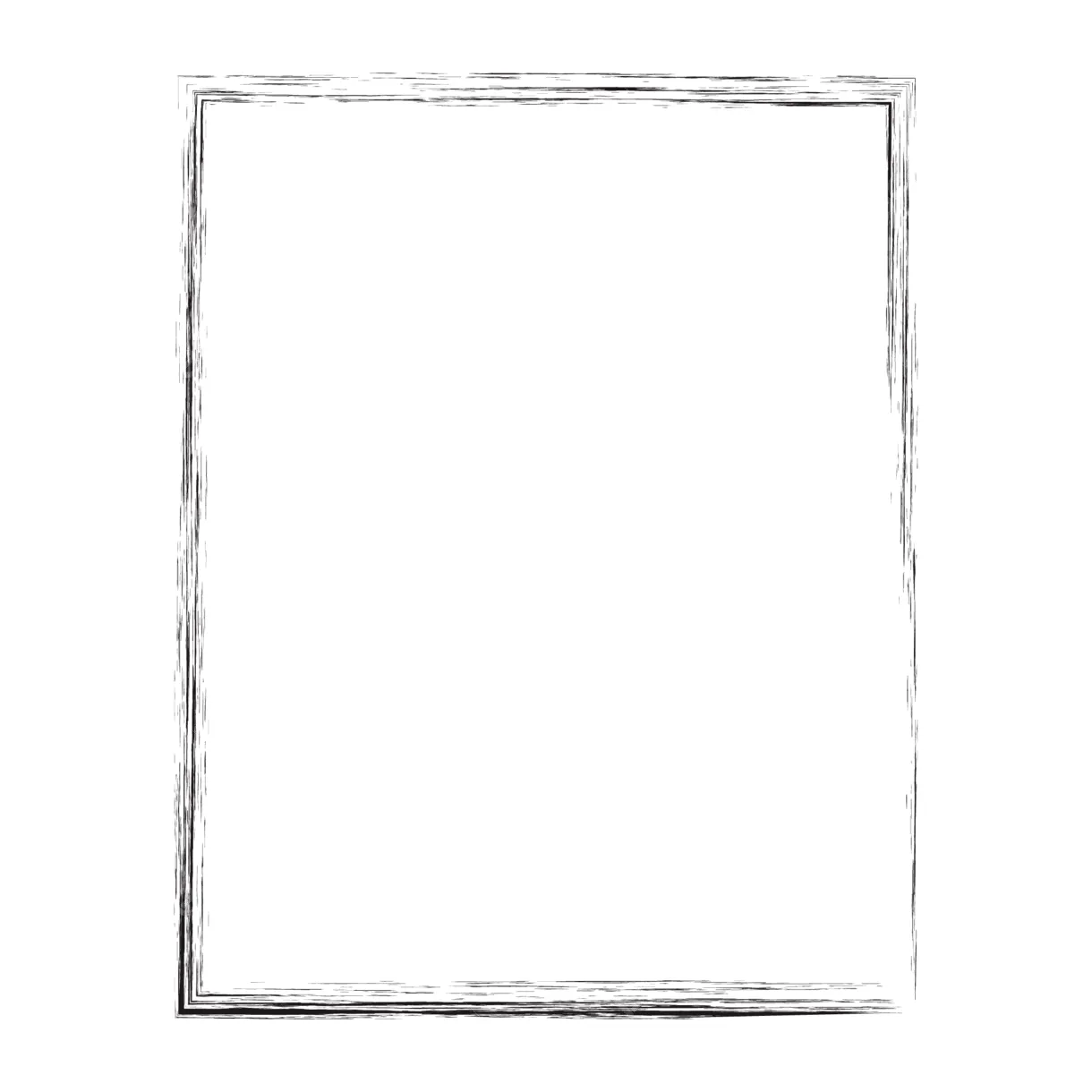 Simple Black Border Frame Vector Image - Infoupdate.org