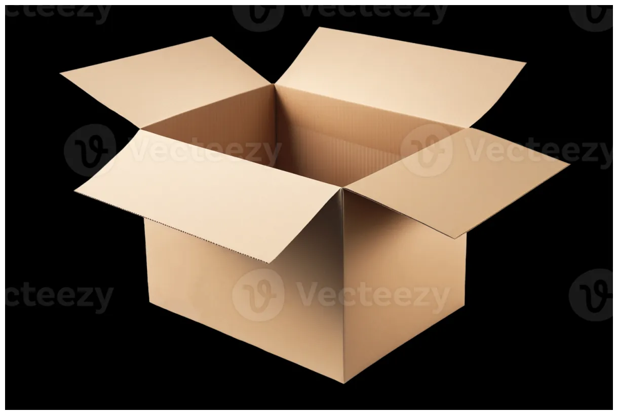 Open cardboard box. transparent 21164996 png