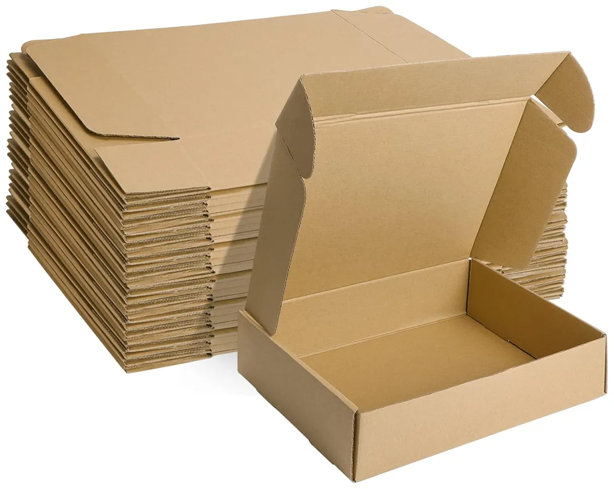 Mebrudy 12x9x3 inches shipping boxes pack of 20, small corrugated