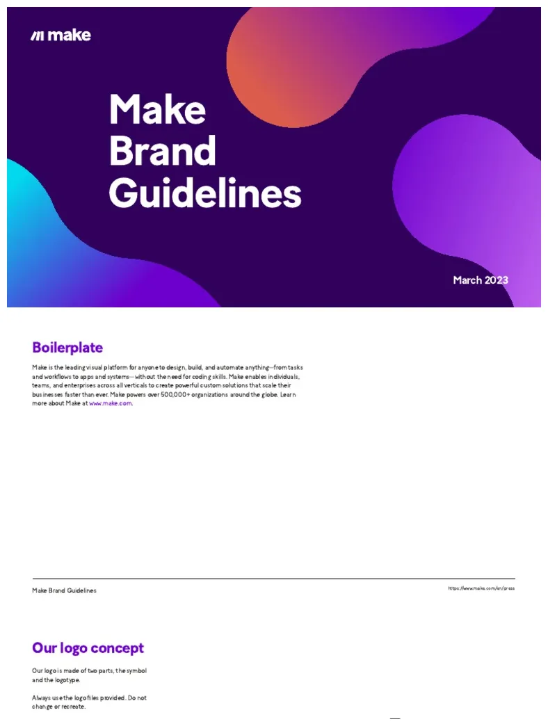 Brand guidelines pdf logos typefaces
