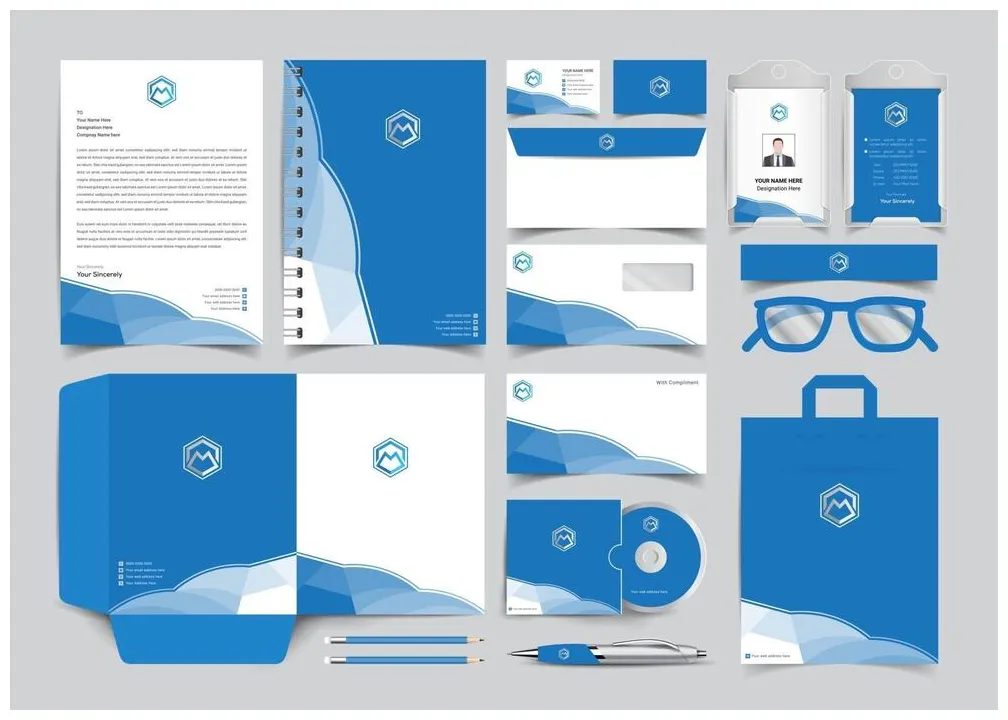 Branding kit vector art, icons, and graphics for