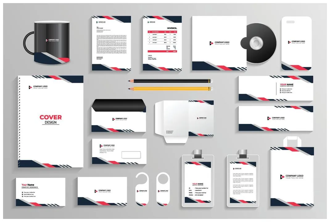 Branding kit vector art, icons, and graphics for