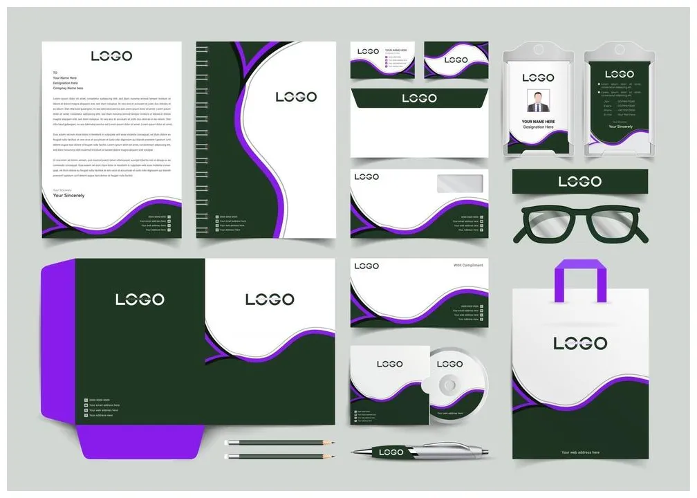 Branding kit vector art, icons, and graphics for