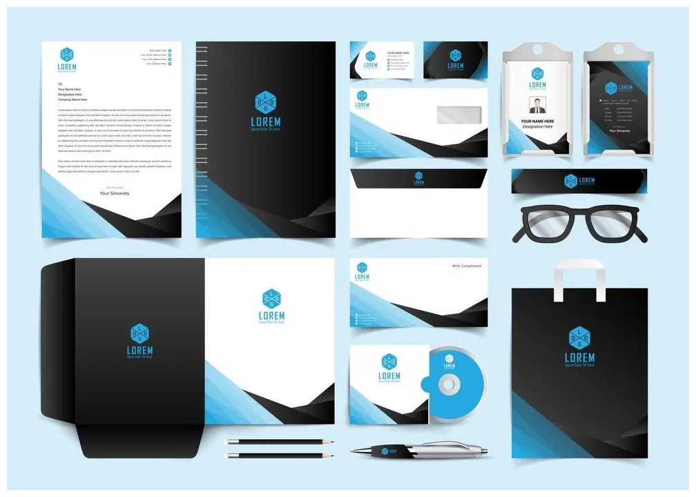 Branding kit vector art, icons, and graphics for