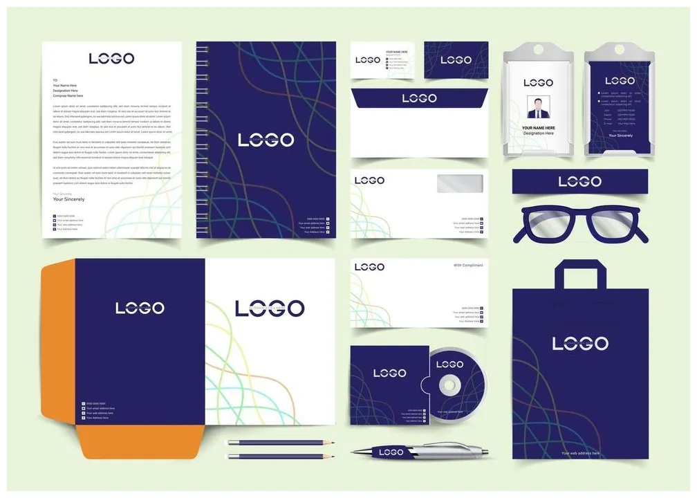 Branding kit vector art, icons, and graphics for