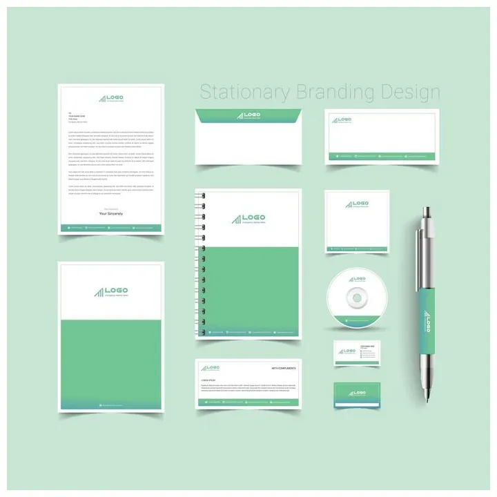Branding kit vector art, icons, and graphics for