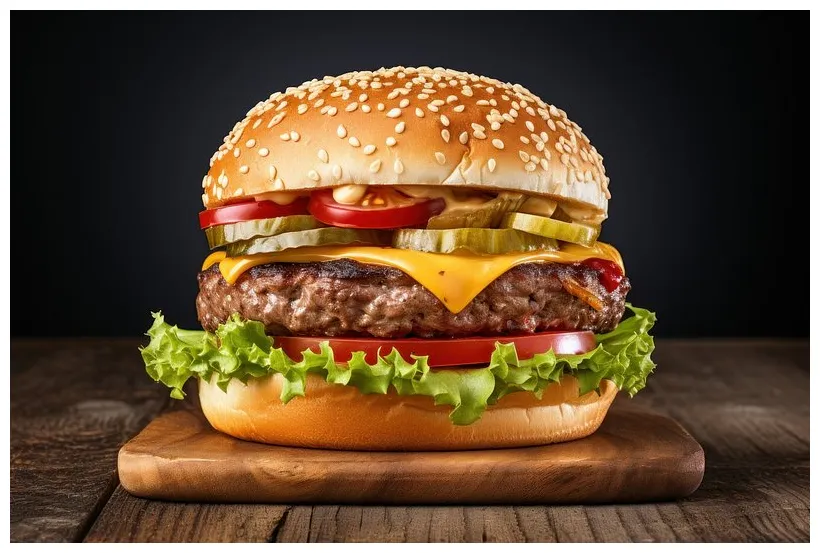 Burger black and white s free s, png stickers, s