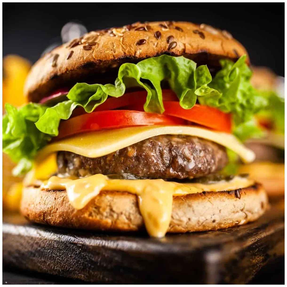 Different burger toppings