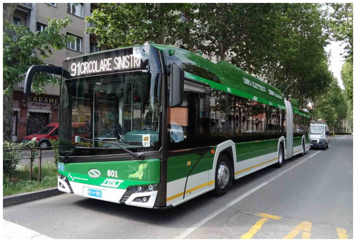 Trolleybuses in italy, many projects on the launching pad. kiepe printable coloring page