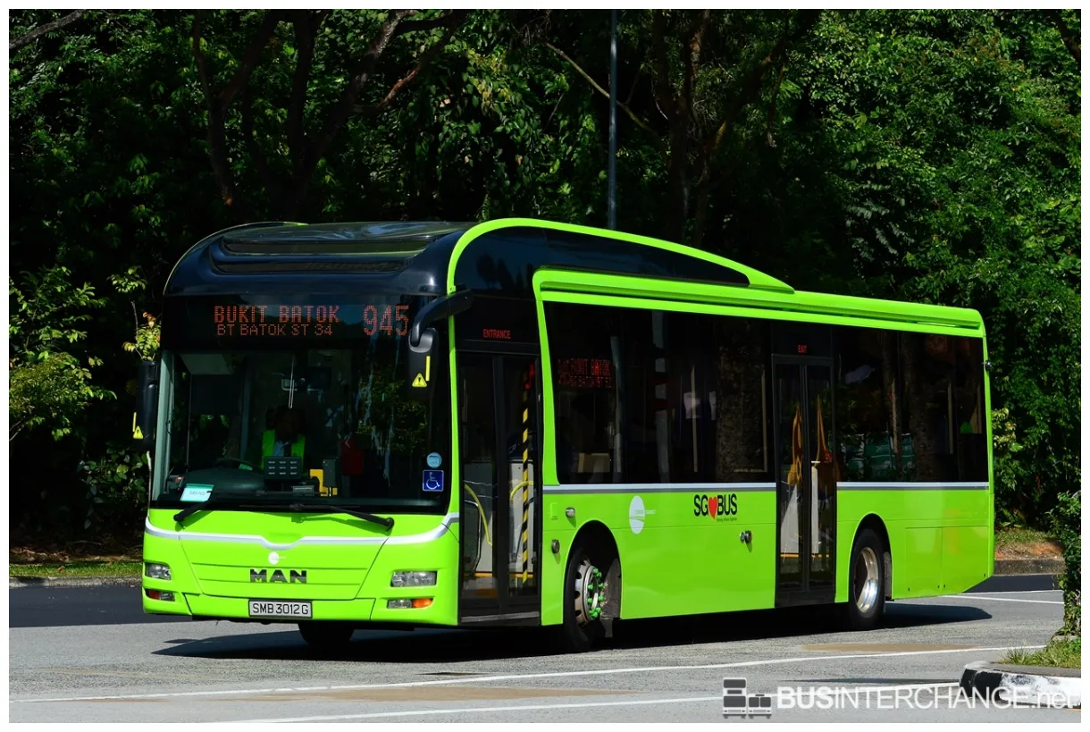 Bus 945 tower transit singapore man nl323f a22 smb3012g bus